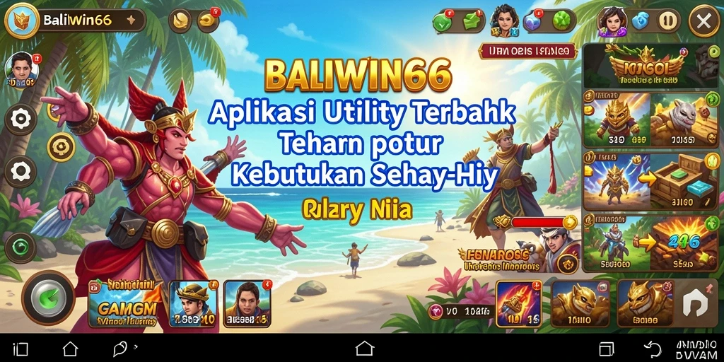 Tampilan antarmuka BALIWIN66 yang minimalis dan fungsional.