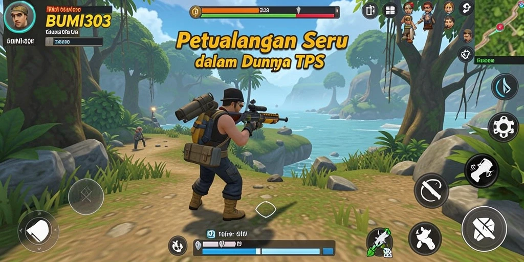 Tampilan permainan TPS yang menarik dan mendebarkan dari BUMI303.
