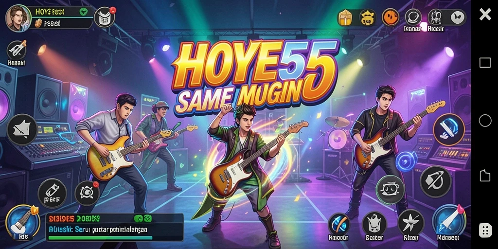 Tampilan gameplay HOYE55 yang mengasyikkan dan interaktif.