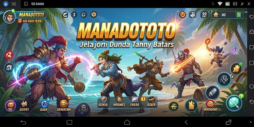 Tangkapan layar utama yang menunjukkan petualangan seru di dunia Open World.
