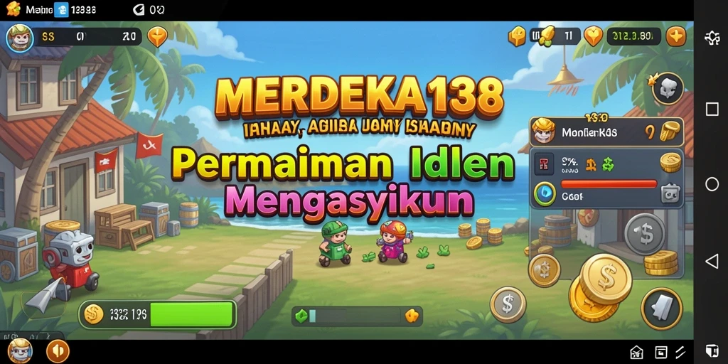 Screenshot menunjukkan gameplay Idle yang seru dan mengasyikkan.