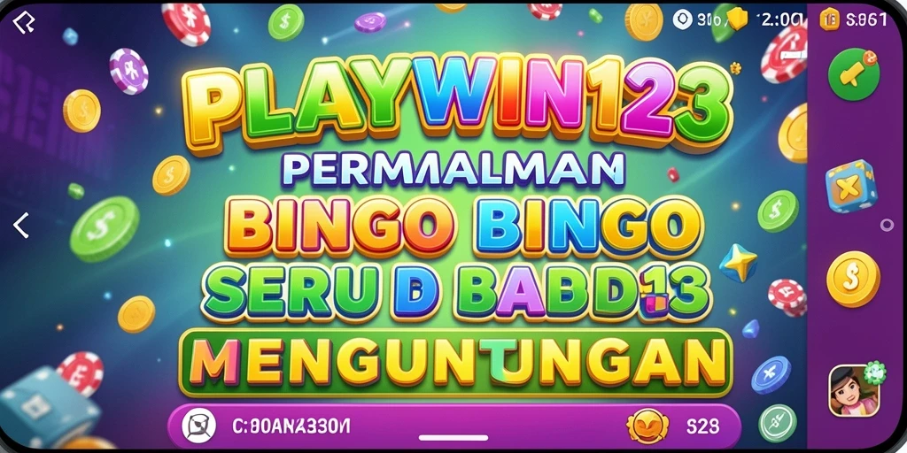 Screenshot utama PLAYWIN123 menampilkan gameplay Bingo yang seru dan interaktif.