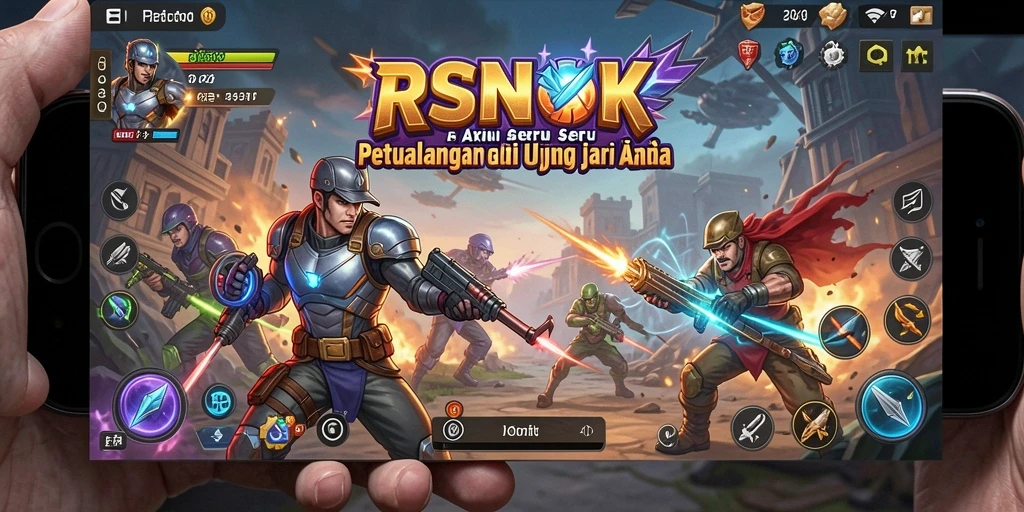 Tampilan gameplay RSNOK yang mendebarkan dan penuh aksi.