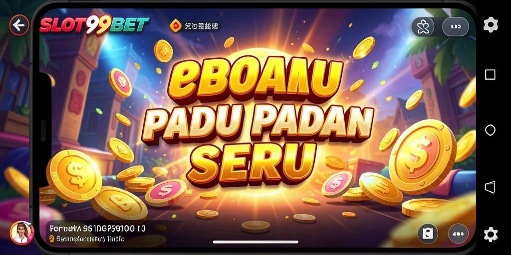 Tampilan gameplay SLOT99BET yang menarik dan penuh warna.