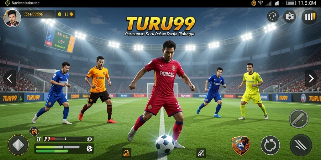 Gameplay seru dan kompetitif dari TURU99 yang menampilkan berbagai olahraga.