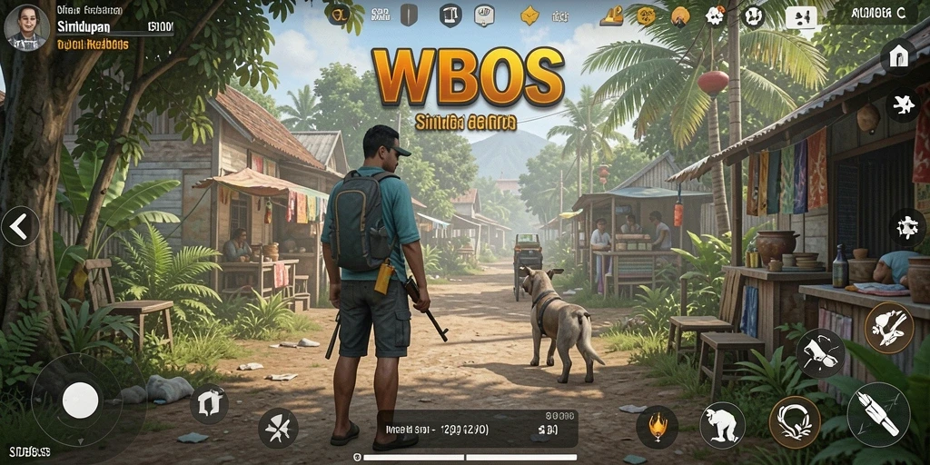 Tampilan gameplay yang realistis dalam WDBOS dengan interaksi sosial yang mendalam.